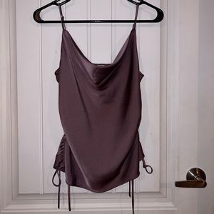Dex silk tank top